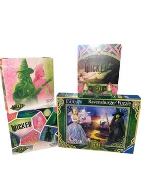 Assorted Wicked Puzzle Set - (NIB) w/ free gift!